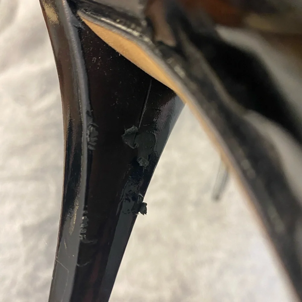 Stuart Weitzman Bowery Bow Slingback Platforms, size 9